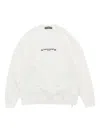 Mastermind Japan Skull-print Drawstring-hem Sweatshirt In White
