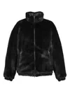 Mastermind Japan Skull-print Faux-fur Jacket In Black