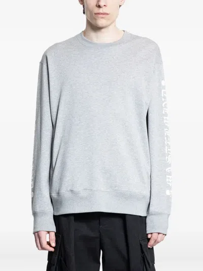 MASTERMIND JAPAN SKULL-PRINT LOGO COTTON SWEATSHIRT