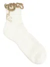 Mastermind Japan Skull-print Socks In White
