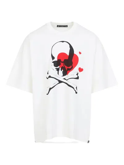 MASTERMIND JAPAN SKULL-PRINT T-SHIRT