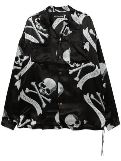 Mastermind Japan Skull-printed Shirt In Black