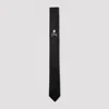 Mastermind Japan Skull And Crossbones Slim Tie In Black