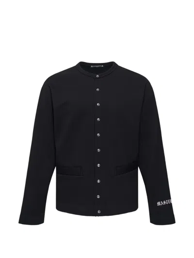 Mastermind Japan Skull-print Button-up Cardigan In Black