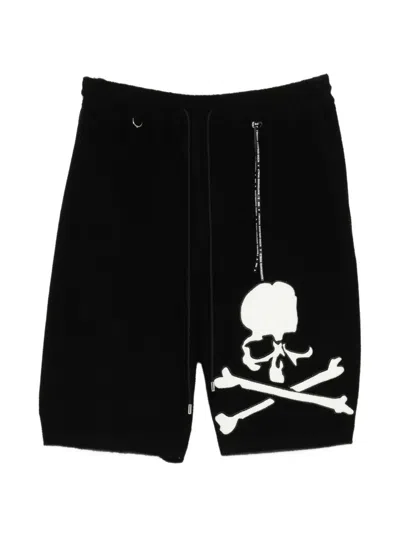 Mastermind Japan Skull-print Drawstring Shorts In Black