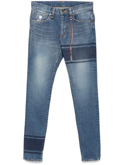Mastermind Japan Slim-fit Jeans In Blue