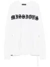Mastermind Japan Slogan Print Sweater In Weiss