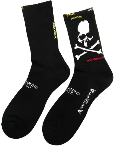 Mastermind Japan Socks With An Embroidered Logo In Multi