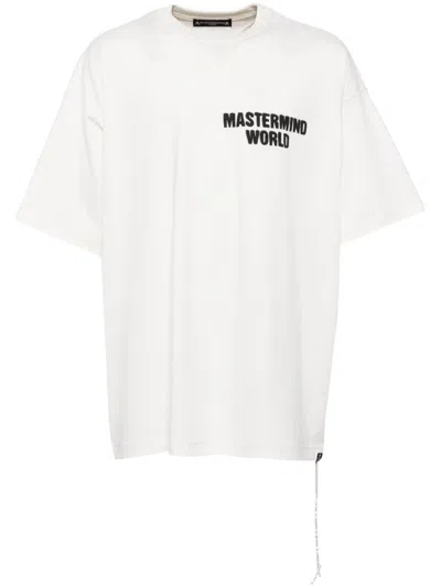 Mastermind Japan Spray Paint T-shirt In White