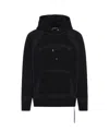 Mastermind Japan Mastermind Classic Hooded Black Sweatshirt With Graphic Detailing In Black