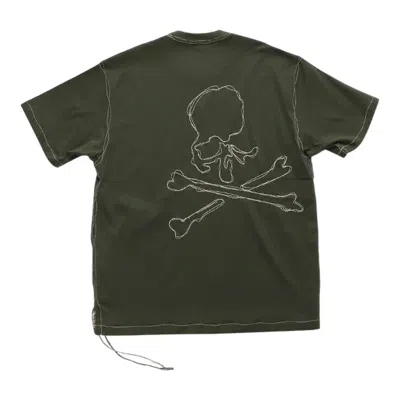 Mastermind Japan Stitched Short Sleeve Tee Regular Fit In Green