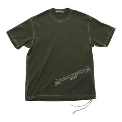 Mastermind Japan Stitched Short Sleeve Tee Regular Fit In Green