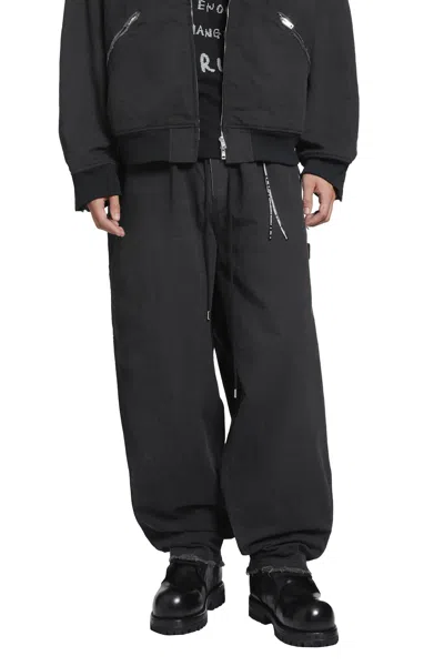 Mastermind Japan Stonewashed Wide Easy Pantier Pants In Animal Print