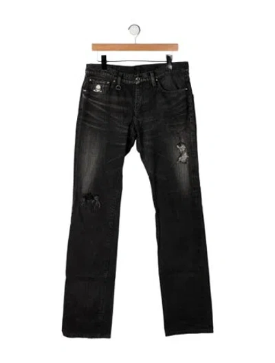Pre-owned Mastermind Japan Straight-leg Jeans In Black