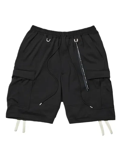 Mastermind Japan Strap-detail Cargo Shorts In Black