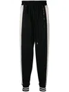 Mastermind Japan Stripe-detail Track Pants In Black