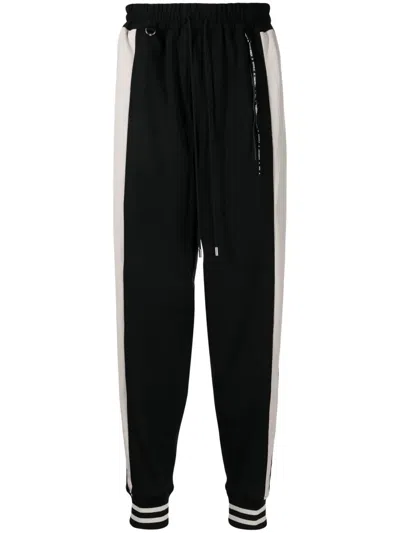 Mastermind Japan Stripe-detail Track Pants In Black