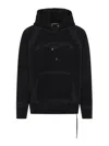 Mastermind Japan Mastermind Classic Hooded Black Sweatshirt With Graphic Detailing In Black