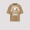 Mastermind Japan Mastermind Oversized Skull Graphic T-shirt In Neutral Cotton