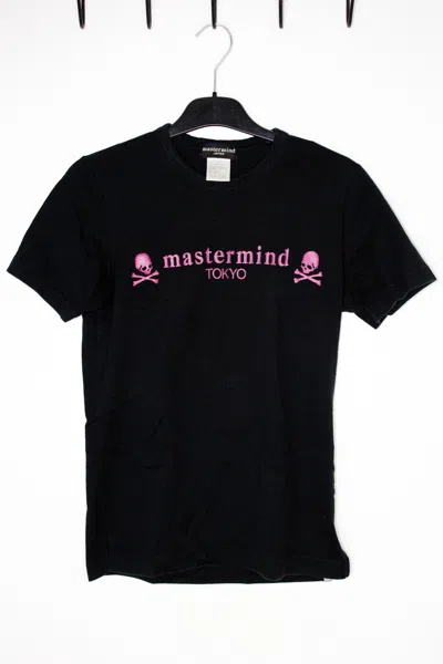 Pre-owned Mastermind Japan Tokyo Black And Pink Tshirt S In Multi