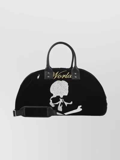 MASTERMIND JAPAN TRAVEL BAG FEATURING SKULL EMBROIDERY