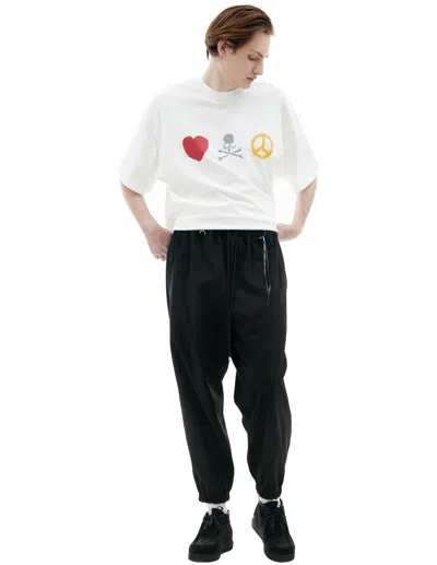 Mastermind Japan Trousers With Logo In Black