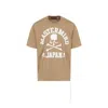 Mastermind Japan Mastermind Oversized Skull Graphic T-shirt In Neutral Cotton In Beige