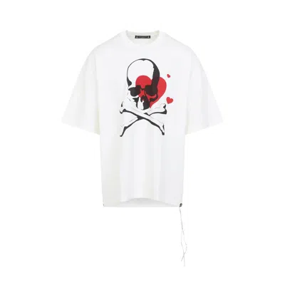 Mastermind Japan Pop Skull Print T-shirt In White