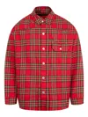 Mastermind Japan Type 1 Plaid Shirt In Red