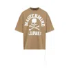Mastermind Japan Mastermind Oversized Skull Graphic T-shirt In Neutral Cotton In Multicolor