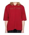 Mastermind Japan Red Mw Football V-neck Jersey In Red