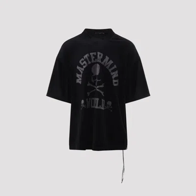 Mastermind Japan Velour Ss Tee In Black