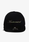 Mastermind Japan Soft Fabric Cap Curved Brim In Black