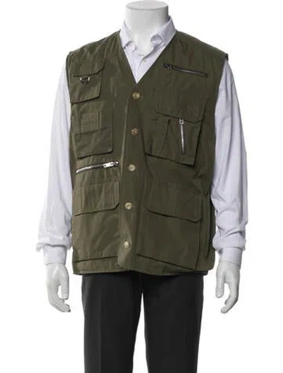 Pre-owned Mastermind Japan Vest In Green