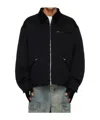 Mastermind Japan Waterproof Cotton Satin Casual Jacket In Black