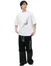 Mastermind Japan White T-shirt With Threads In White