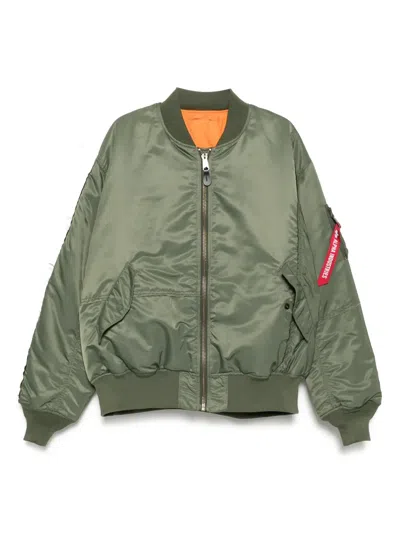 Mastermind Japan X Alpha Industries Ma-1 Jacke In Grün