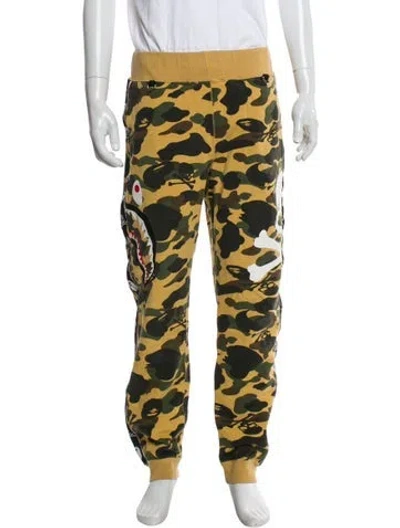 Pre-owned Mastermind Japan X Bape Printed Joggers In Neutral