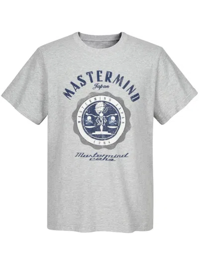 Mastermind Japan X C2h4 Logo T-shirt In Grey