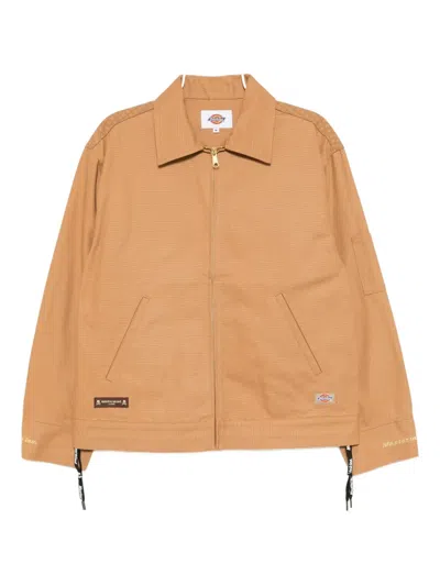 Mastermind Japan X Dickies Graphic-print Jacket In Brown