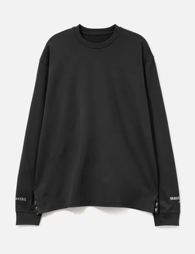 Mastermind Japan X Moonrakers Back Skull Long Sleeves T-shirt Regular Fit In Black