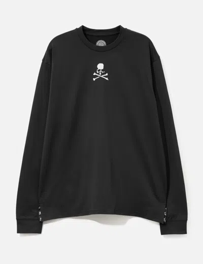 Mastermind Japan X Moonrakers Front Skull Long Sleeves T-shirt Regular Fit In Black