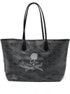 Mastermind Japan X Moreau Extra Large Saint Tropez Tote Bag In Black