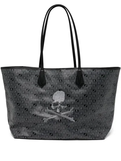 Mastermind Japan X Moreau Extra Large Saint Tropez Tote Bag In Black