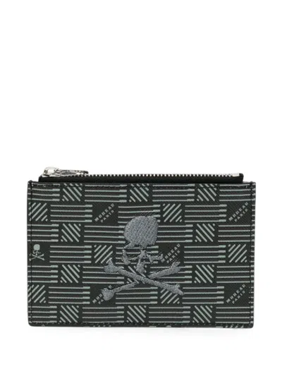 Mastermind Japan X Moreau Paris 3cc Zip Holder In Gray