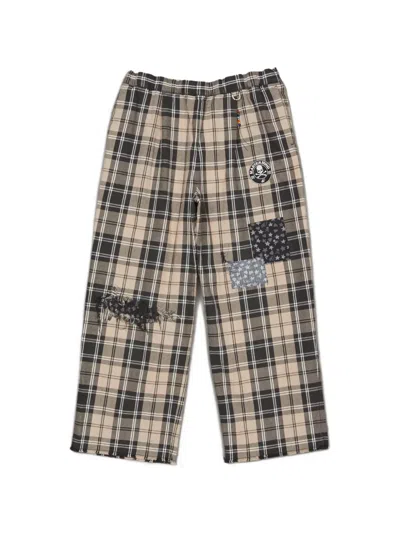 Mastermind Japan X Sean Wotherspoon Check-pattern Trousers In Black