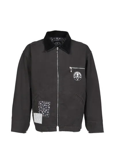 Mastermind Japan X Sean Wotherspoon Logo-patch Jacket In Gray