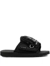 Mastermind Japan X Suicoke Reflective Sandals In Black