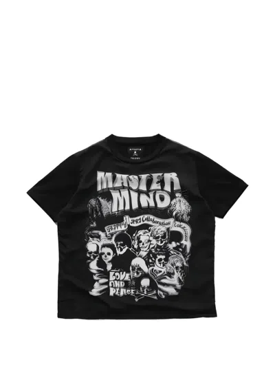 Mastermind Japan X Trippy Mikio Art Rock Stars T-shirt In Black