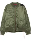 Mastermind Japan Logo-printed Bomber Jacket In Green